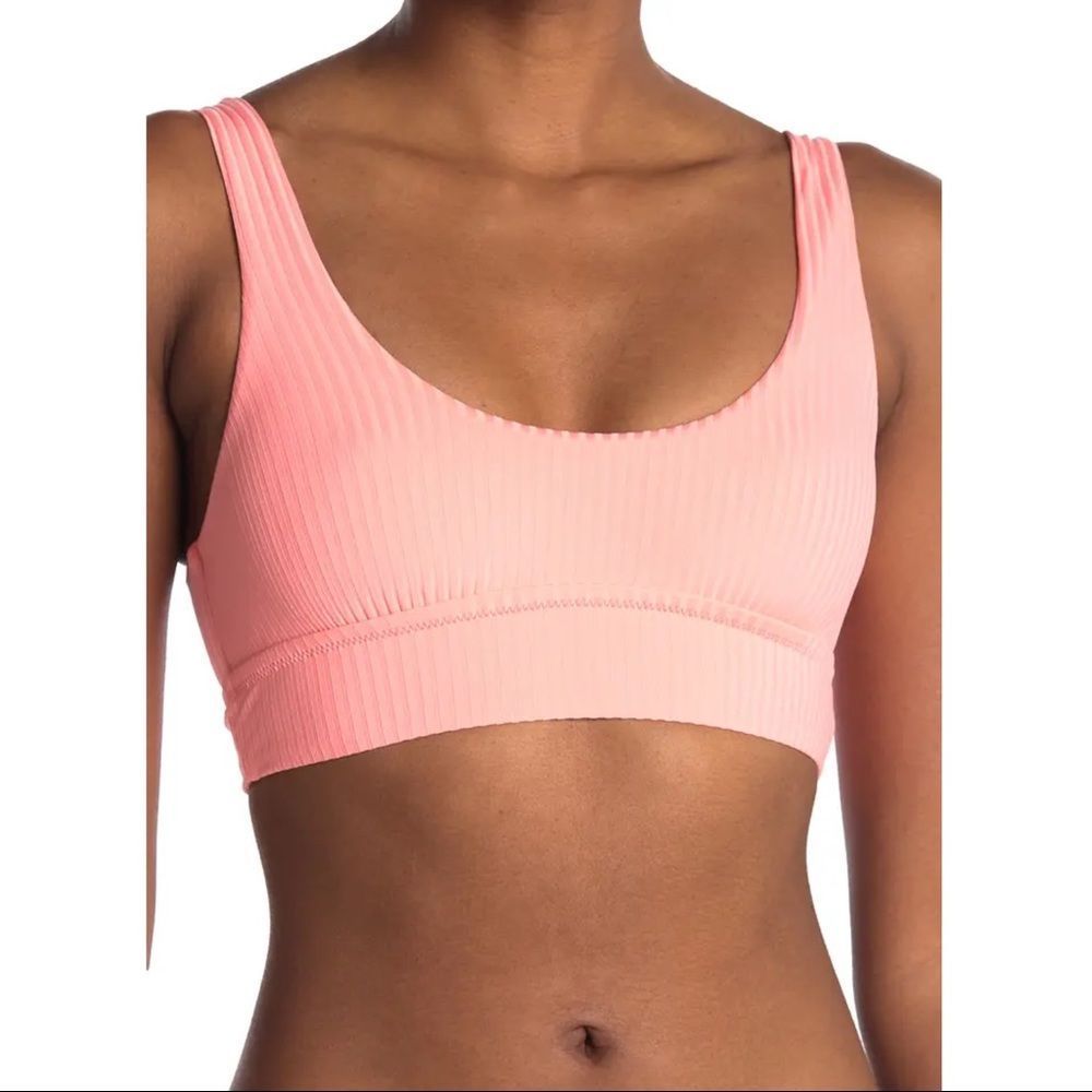 Vitamin A Florescent Coral Sienna Bra Bikini Top